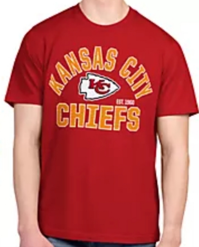 Kansas City Chiefs Officially Licensed NFL Adult XL Red T-Shirt New With Tags